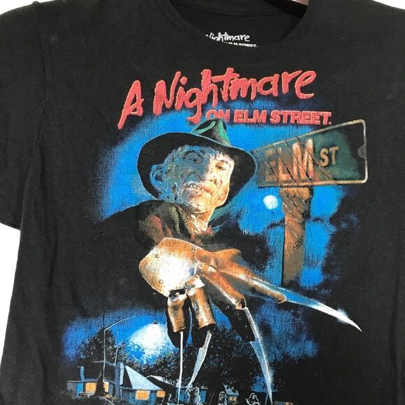 A Nightmare On Elm Street Freddy Krueger T-Shirt Small Short Sleeve Black - Picture 5 of 7